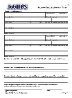 Application - Intermediate