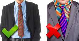 Neutral clothes vs/ colorful clothes