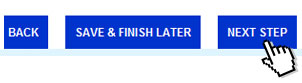 Back-Save-Next Step options
