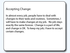 Accepting Change Card
