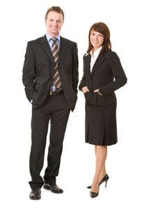 People wearings suits