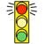 icon of traffic light