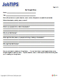 "My Story" Worksheet