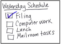 Wednesday Schedule