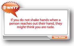 Tips pop-up box example